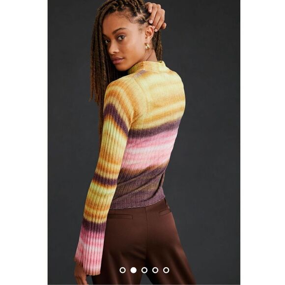 Anthropologie Sample Sale‎ Pilcro Velvet Turtleneck Sweater - Picture 10 of 12